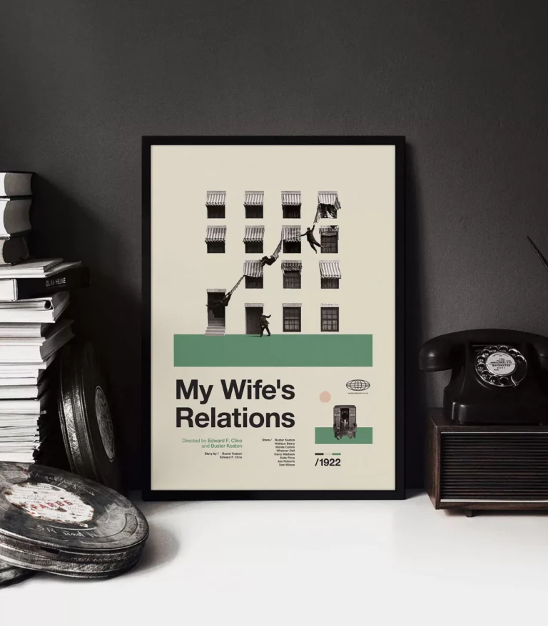 Mid-century Classic My Wife's Relations movie poster