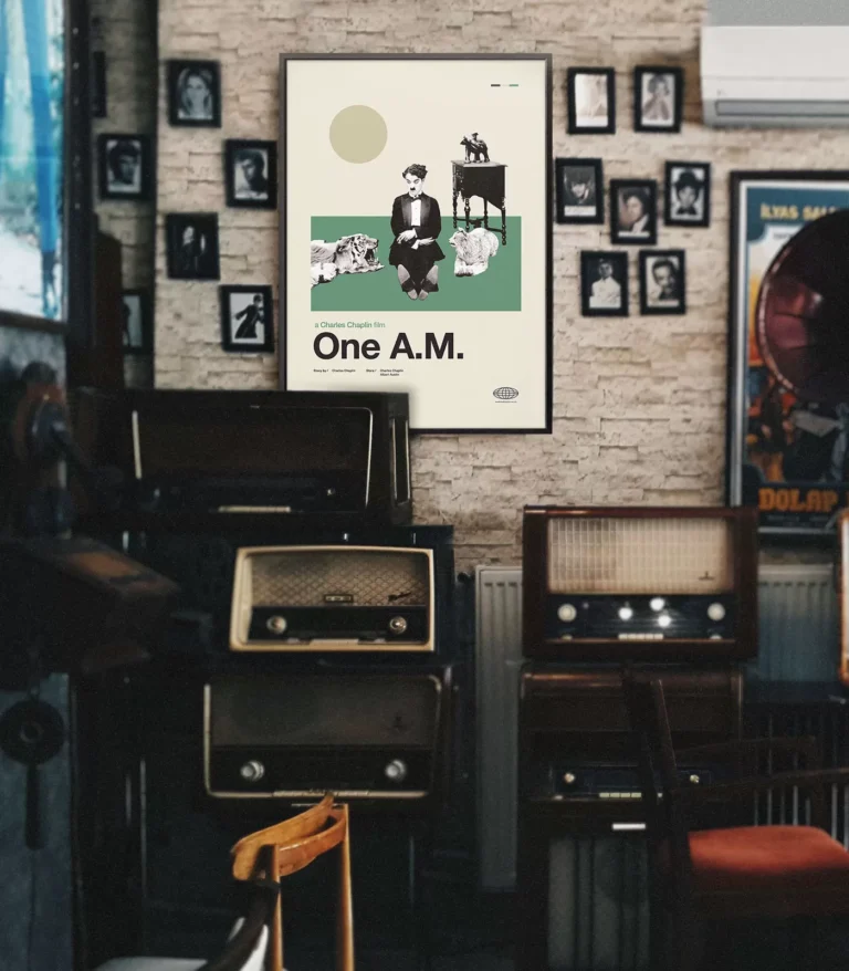 Mid-century Classic One A.M. movie poster