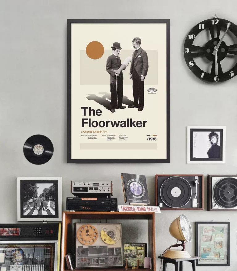 Mid-century Classic The Floorwalker movie poster