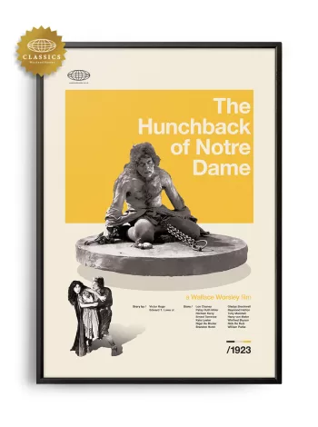 Mid-century Classic The Hunchback of Notre Dame movie poster