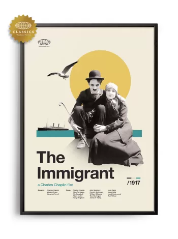 Mid-century Classic The Immigrant movie poster