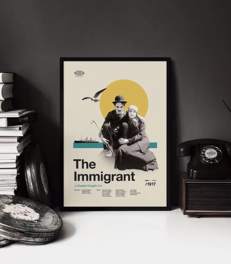 Mid-century Classic The Immigrant movie poster