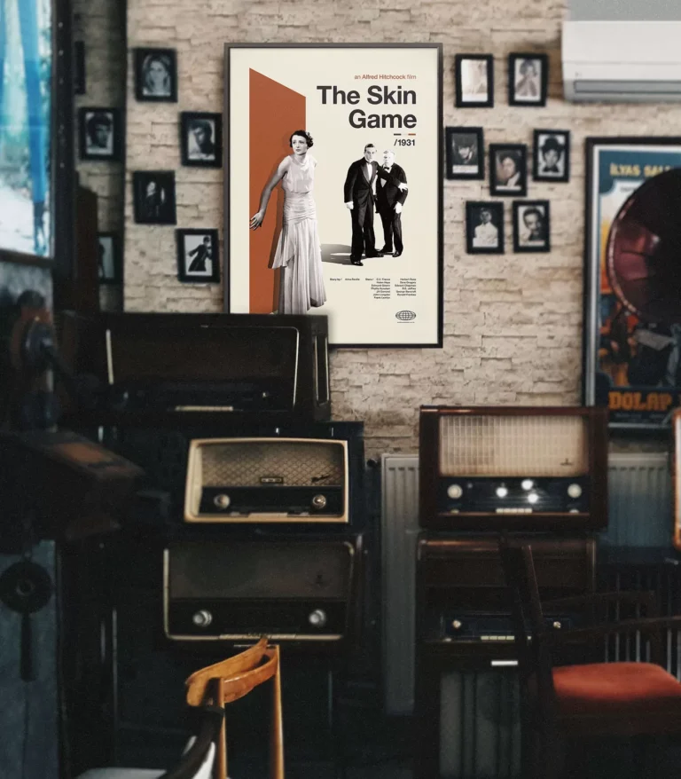 Mid-century Classic The Skin Game movie poster