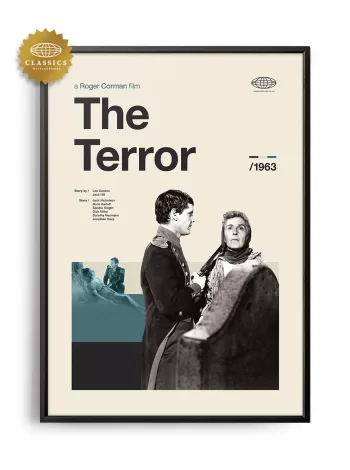 Mid-century Classic The Terror movie poster