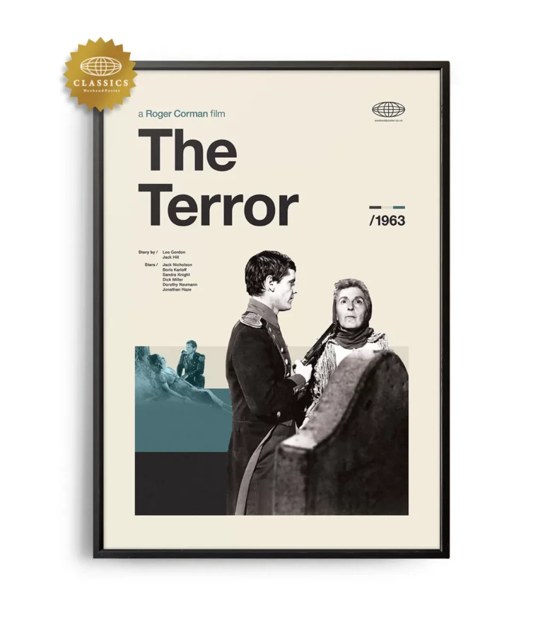 Mid-century Classic The Terror movie poster