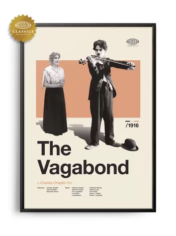 Mid-century Classic The Vagabond movie poster