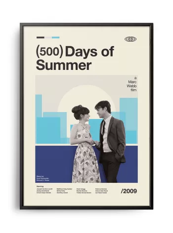 Mid-century modern (500) Days of Summer movie poster