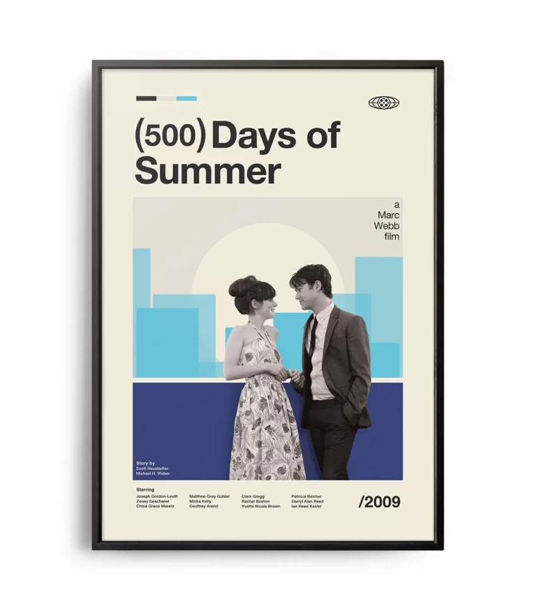 Mid-century modern (500) Days of Summer movie poster