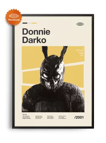 Mid-century modern Donnie Darko movie poster