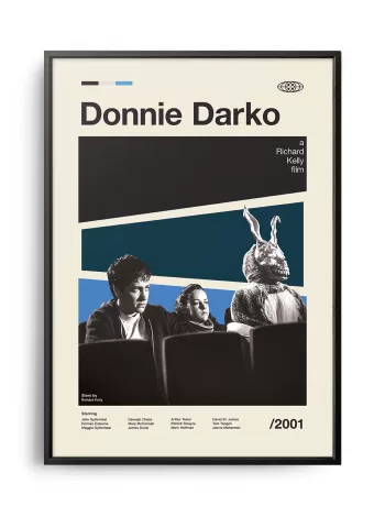 Mid-century modern Donnie Darko movie poster