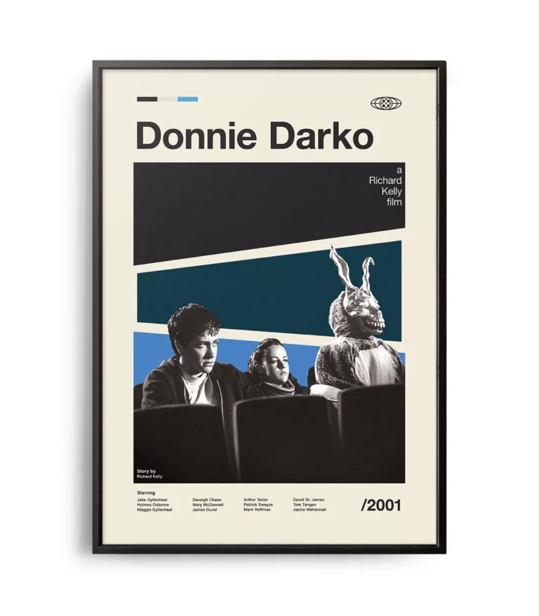 Mid-century modern Donnie Darko movie poster