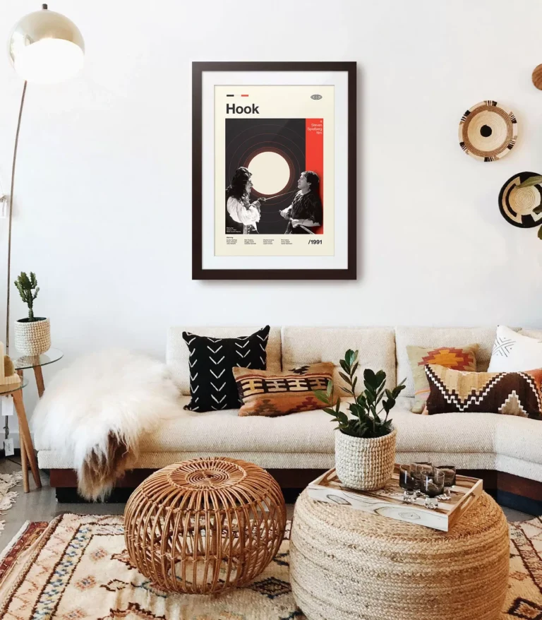 Mid-century modern Hook movie poster