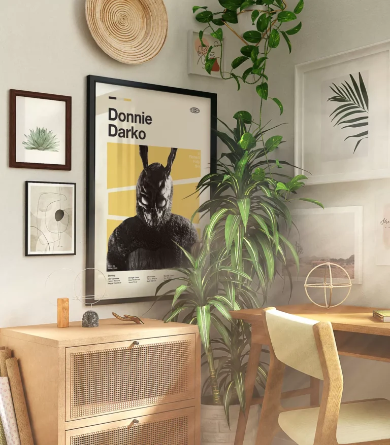 Mid-century modern Donnie Darko movie poster