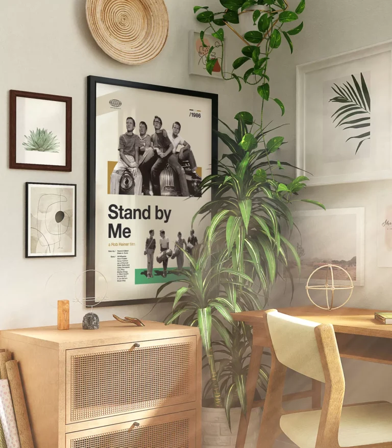 Mid-century modern Stand by Me movie poster