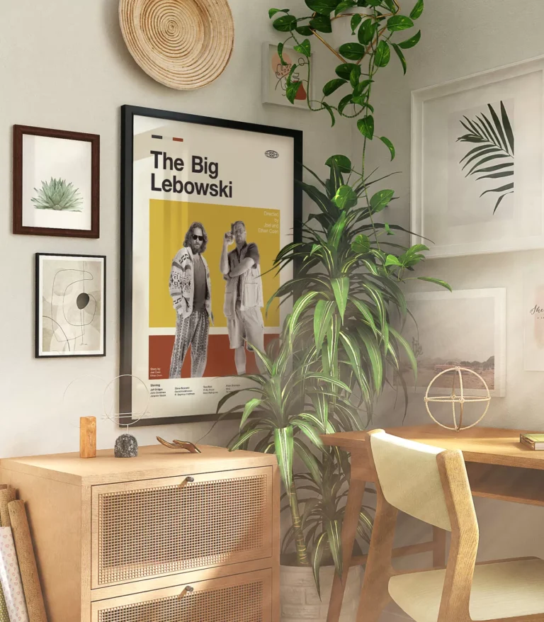 Mid-century modern The Big Lebowski movie poster