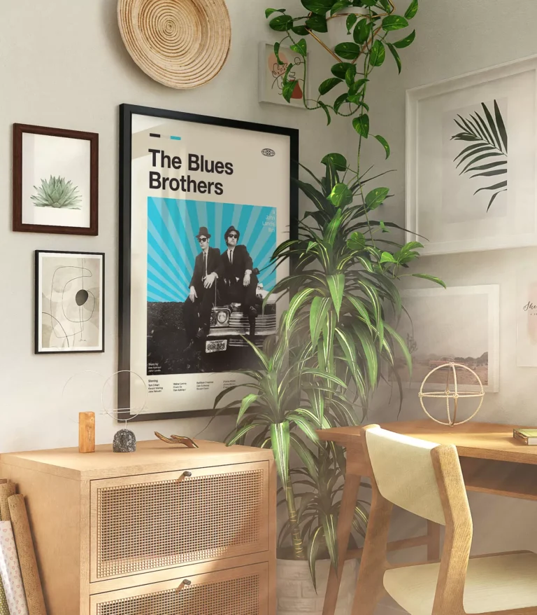 Mid-century modern The Blues Brothers movie poster