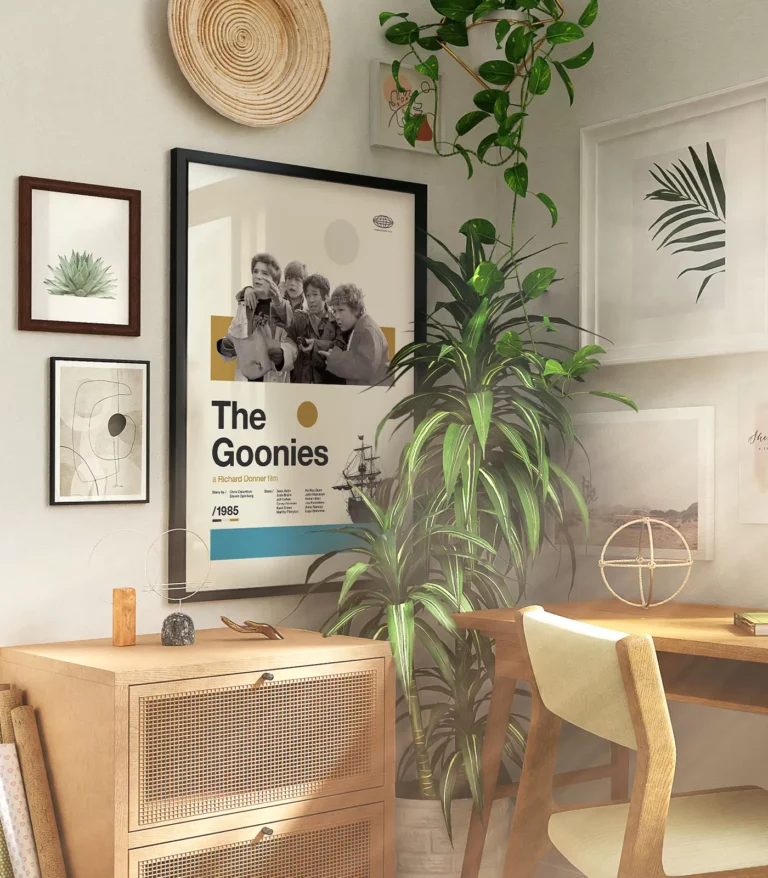Mid-century modern The Goonies movie poster