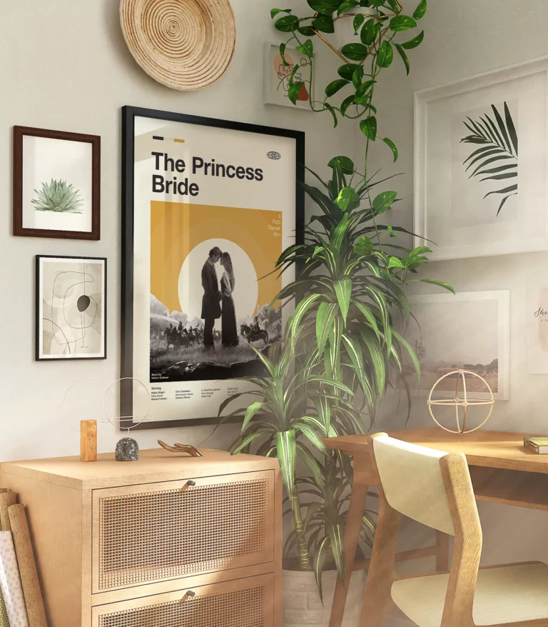 Mid-century modern The Princess Bride movie poster