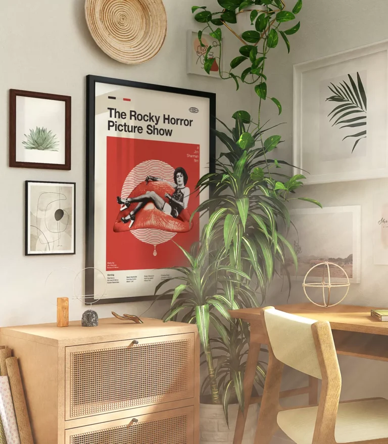 Mid-century modern The Rocky Horror Picture Show movie poster