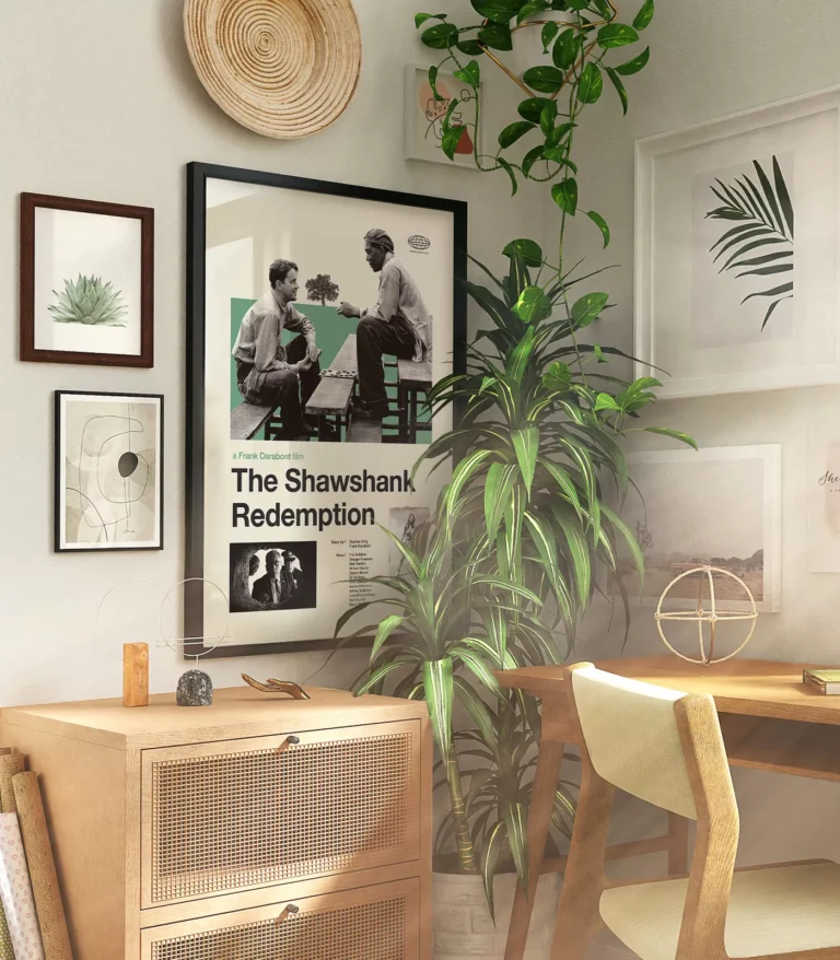 Mid-century modern The Shawshank Redemption movie poster