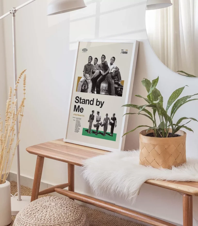 Mid-century modern Stand by Me movie poster