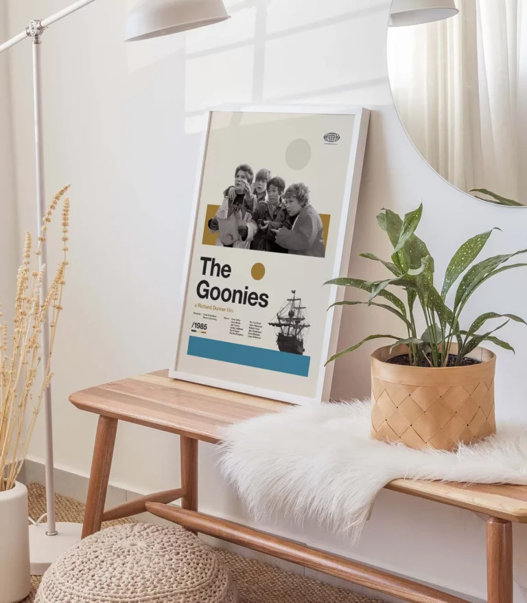 Mid-century modern The Goonies movie poster