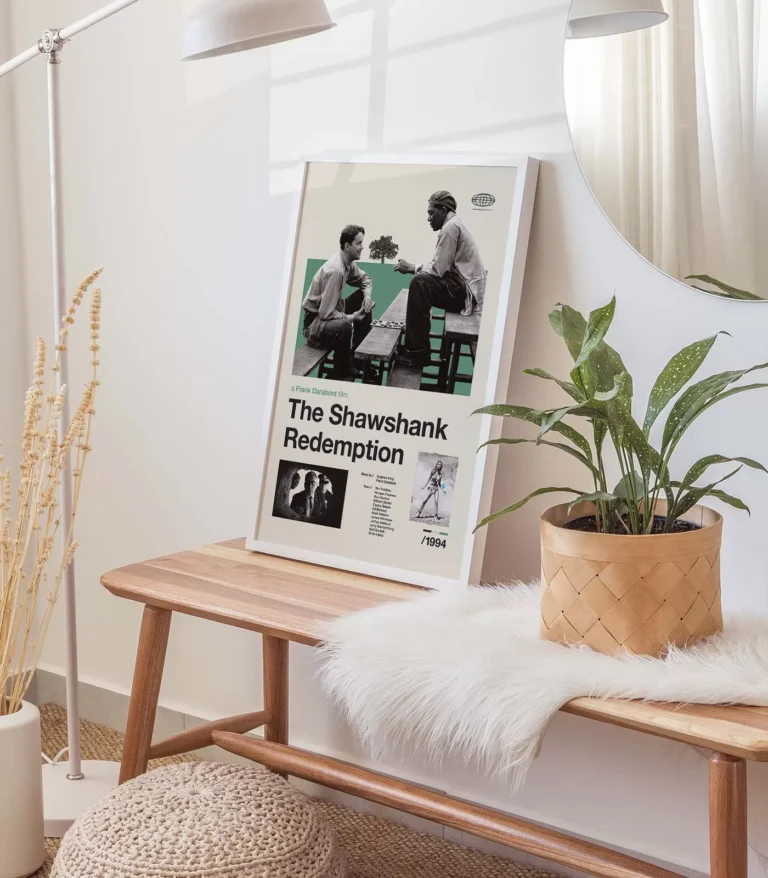 Mid-century modern The Shawshank Redemption movie poster