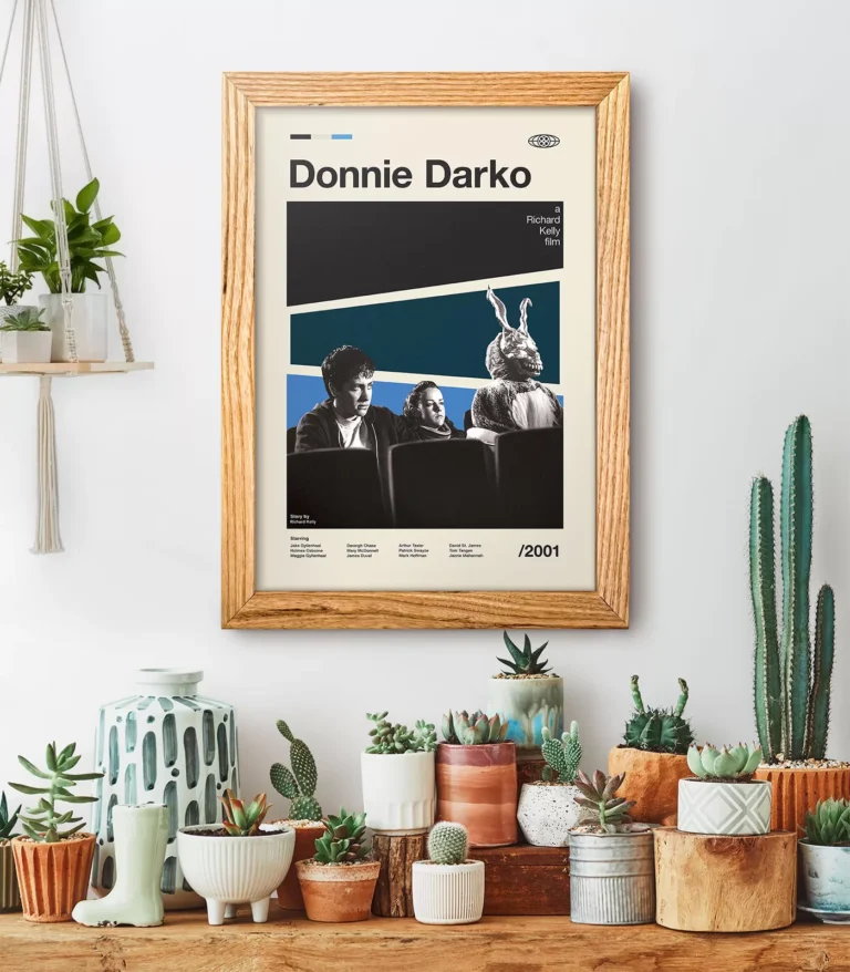 Mid-century modern Donnie Darko movie poster