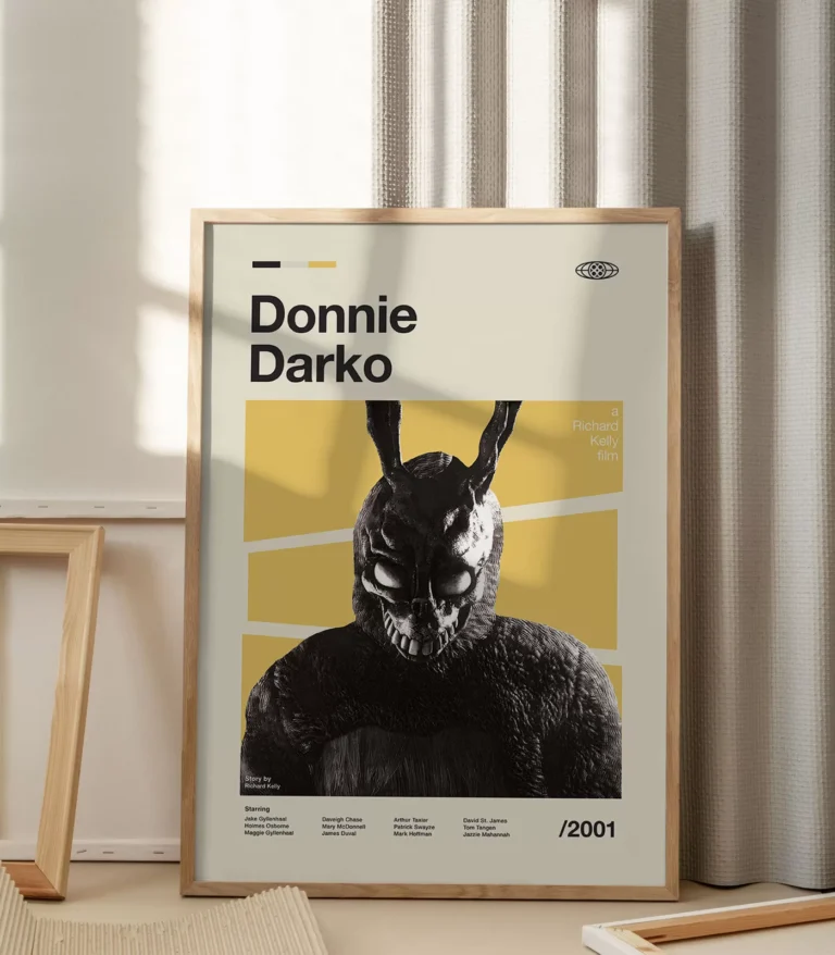 Mid-century modern Donnie Darko movie poster