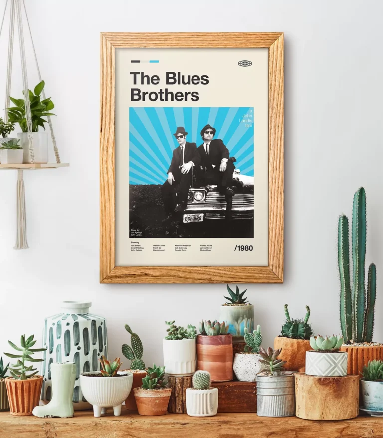 Mid-century modern The Blues Brothers movie poster