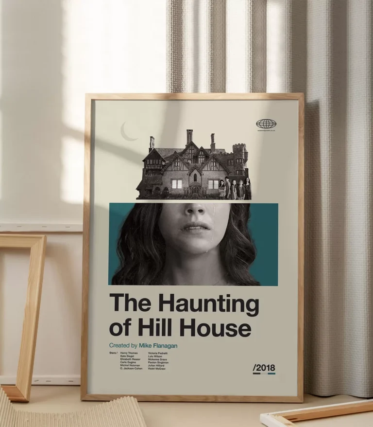 Mid-century modern The Haunting of Hill House movie poster