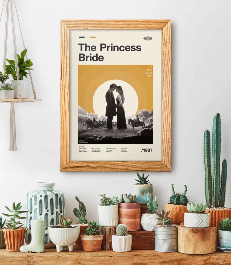 Mid-century modern The Princess Bride movie poster