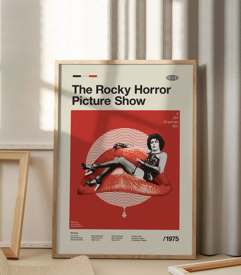 Mid-century modern The Rocky Horror Picture Show movie poster