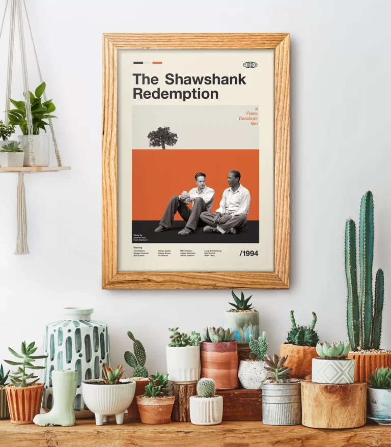 Mid-century modern The Shawshank Redemption movie poster