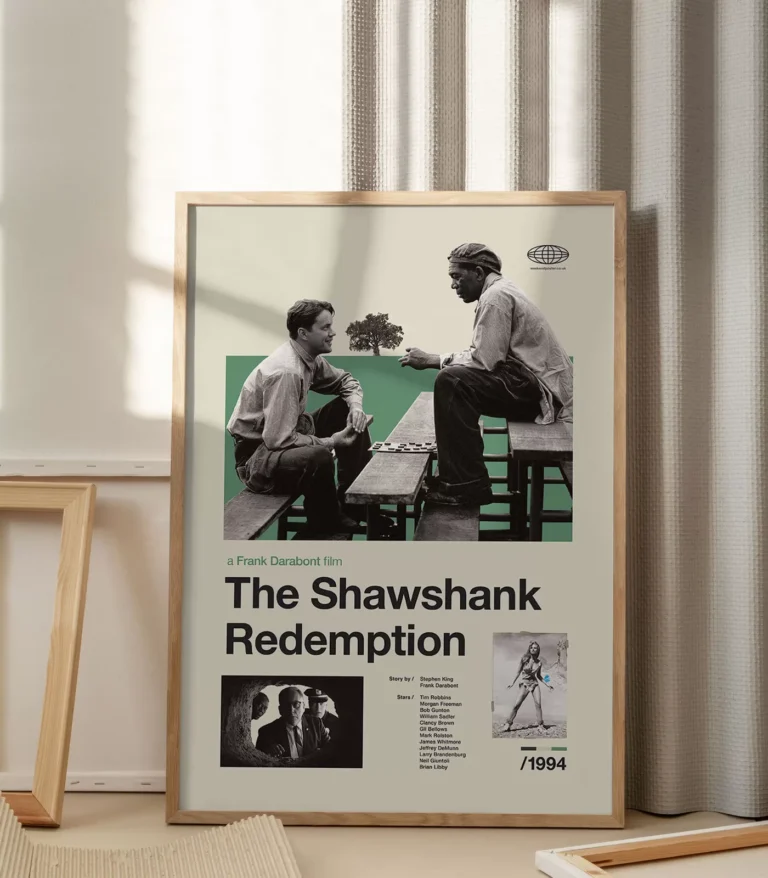 Mid-century modern The Shawshank Redemption movie poster