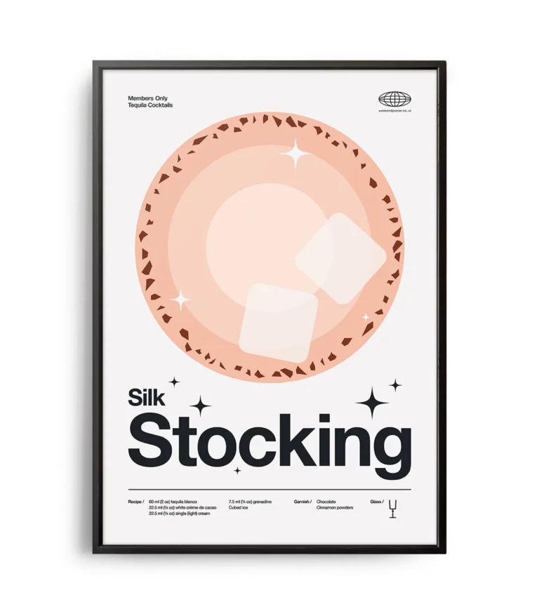 Mid-century modern Silk Stocking Cocktail poster