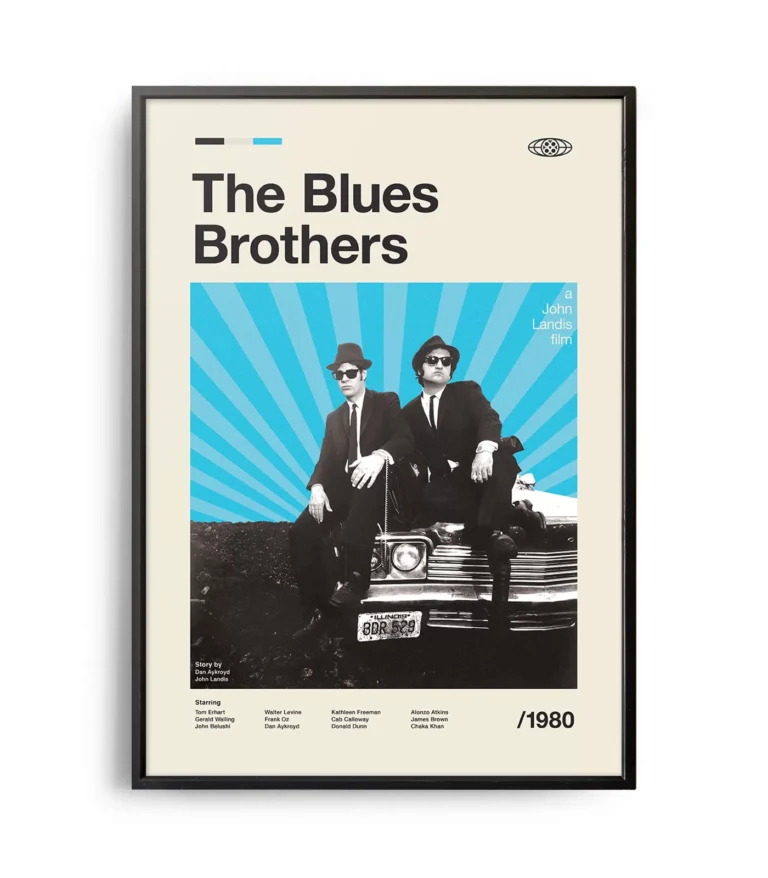 Mid-century modern The Blues Brothers movie poster