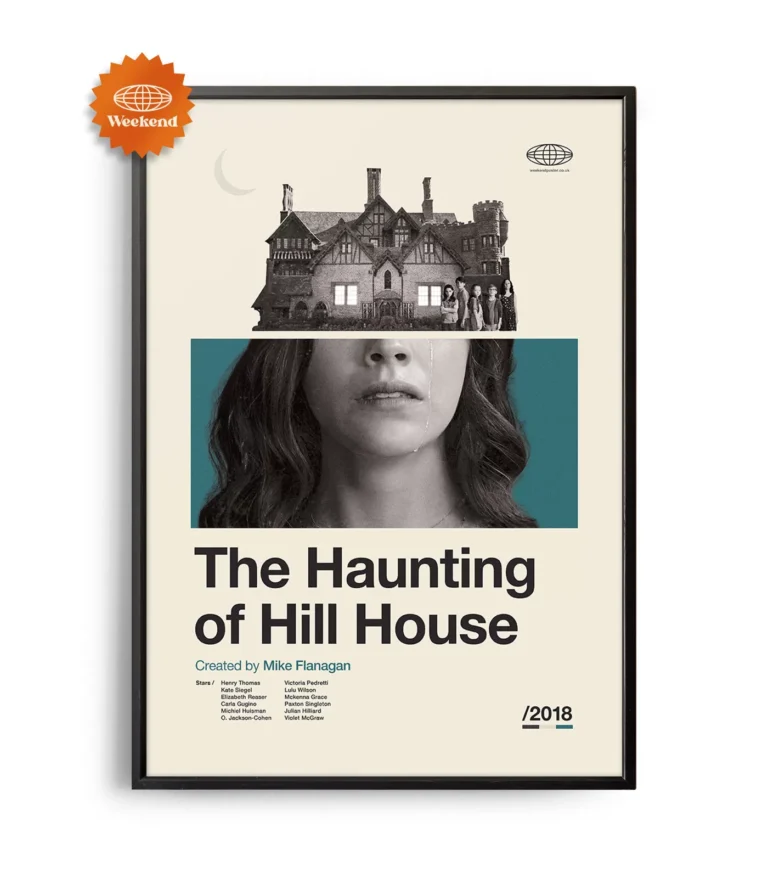 Mid-century modern The Haunting of Hill House movie poster