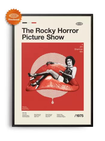 Mid-century modern The Rocky Horror Picture Show movie poster