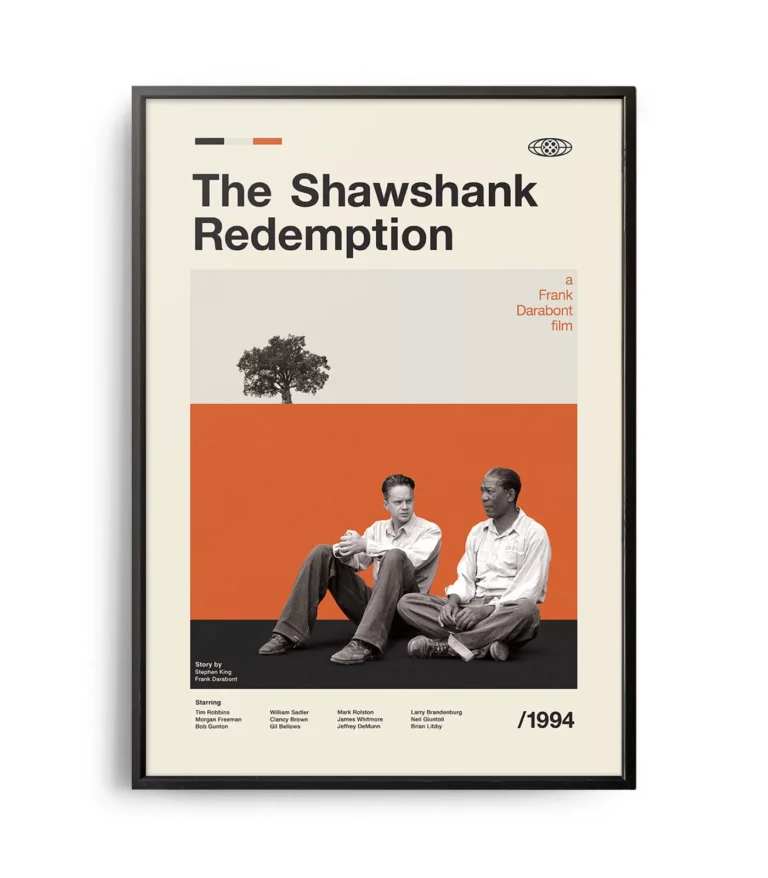 Mid-century modern The Shawshank Redemption movie poster