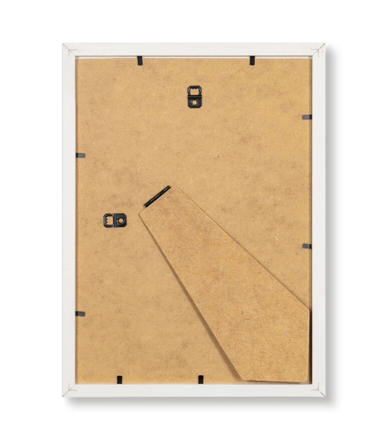 White Wooden Frame - A4 (21x29.7 cm)