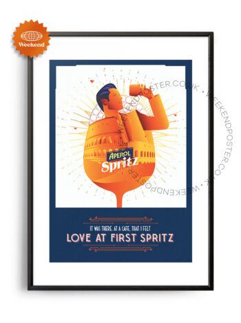 Aperol Spritz vintage poster