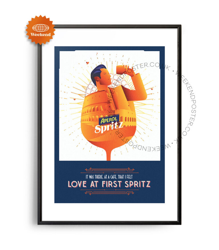 Aperol Spritz vintage poster