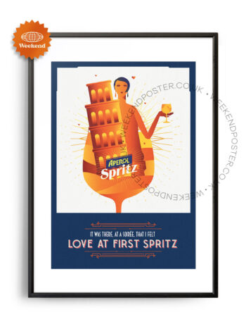 Aperol Spritz vintage poster