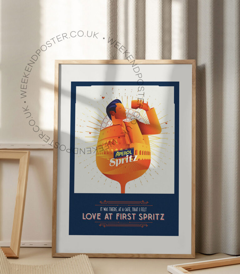 Aperol Spritz vintage poster