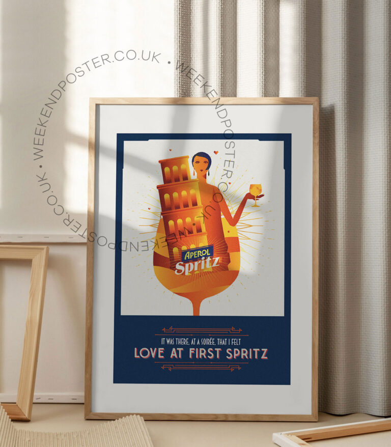 Aperol Spritz vintage poster