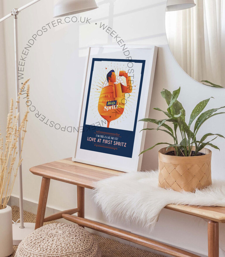 Aperol Spritz vintage poster