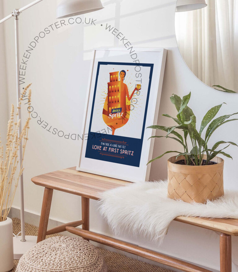 Aperol Spritz vintage poster