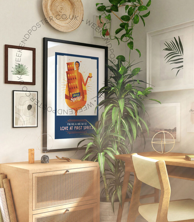 Aperol Spritz vintage poster