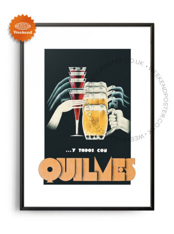 Quilmes Drink vintage poster